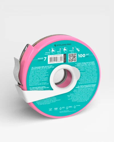 Repuesto PapmAm EXPERT En Rollo En Un Estuche-Dona De Plástico STALEKS PRO EXPERT Grano 100