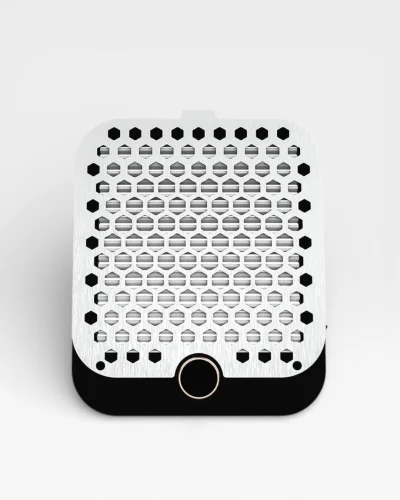 Aspirador de polvo para uñas phielux profesional con control lcd y placa metálica