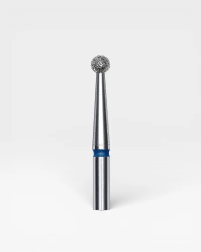 Fresa Redonda Pequeña Azul Staleks para manicura profesional