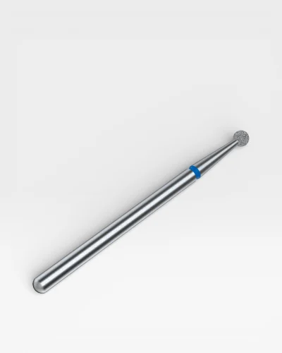 Fresa de Diamante Redonda Azul para manicura profesional