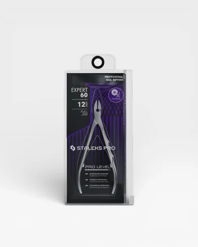 Alicate Staleks Expert 60/12 mm profesional corta uñas de pies