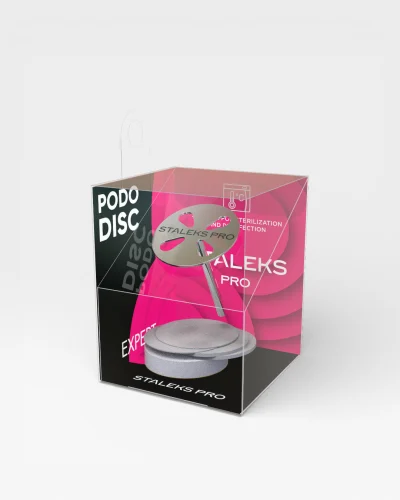 Pododisc Staleks Pro talla m 20mm base metálica profesional para pedicura