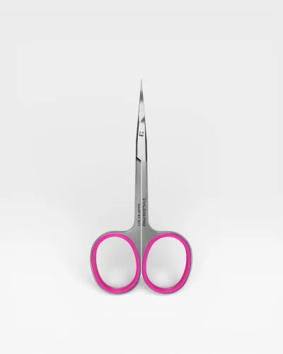 Tijeras de Cutícula Staleks Pro Smart 41/3 con punta de gancho y acabado profesional