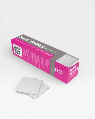 Celulosa Nail Wipe Smart 400 unidades sin pelusa para limpieza profesional de uñas