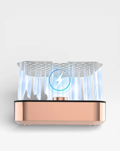 Aspirador de polvo para uñas phielux profesional con control lcd y placa metálica