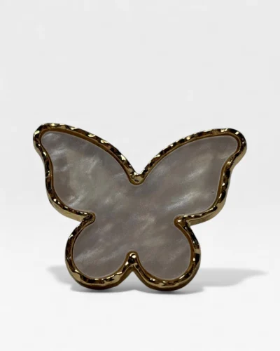 anillo paleta nail art en forma de mariposa profesional