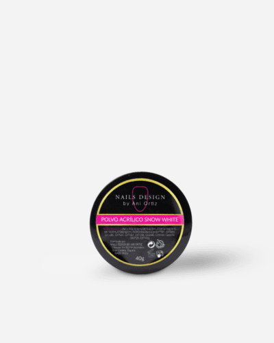 Polvo Acrílico Snow White – acrílico blanco ultra para uñas francesas profesionales