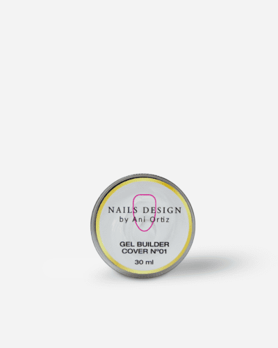 Gel Builder Cover 01 Premium 30 ml Hema Free – gel constructor de alta viscosidad autonivelante para uñas, compatible con lámparas UV y LED