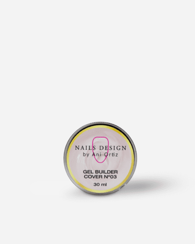 Gel Builder Cover 03 Premium 30 ml Hema Free – gel constructor de alta viscosidad autonivelante para uñas, compatible con lámparas UV y LED