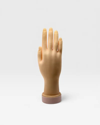 mano de práctica uñas plástico entrenamiento profesional