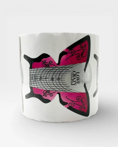 molde mariposa love crazy rosa 3xl para construcción de uñas