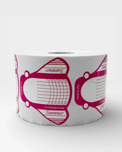 Molde mosca rosa summer en rollo de 500 unidades para uñas