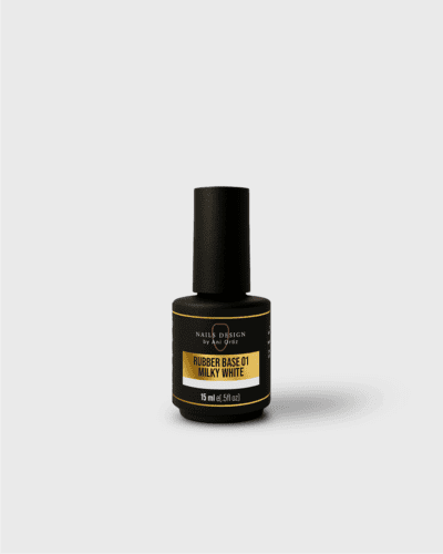 rubber base 01 15ml milky white autonivelante profesional