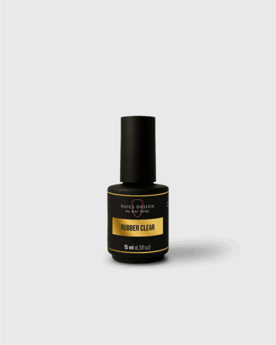 rubber clear 15 ml base autonivelante transparente profesional