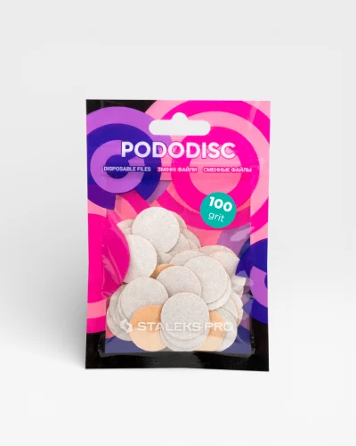 Recambio Pododisc 20mm Grano 100 STALEKS PRO disco abrasivo desechable